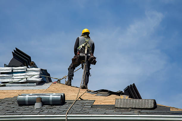 Professional Roof Replacement technician working in Elizabeth, CO